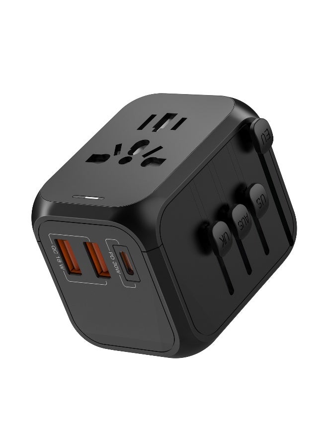 Multi-Functional Travel Charger - PD 30W Fast Charging Plug Adapter - Image 1